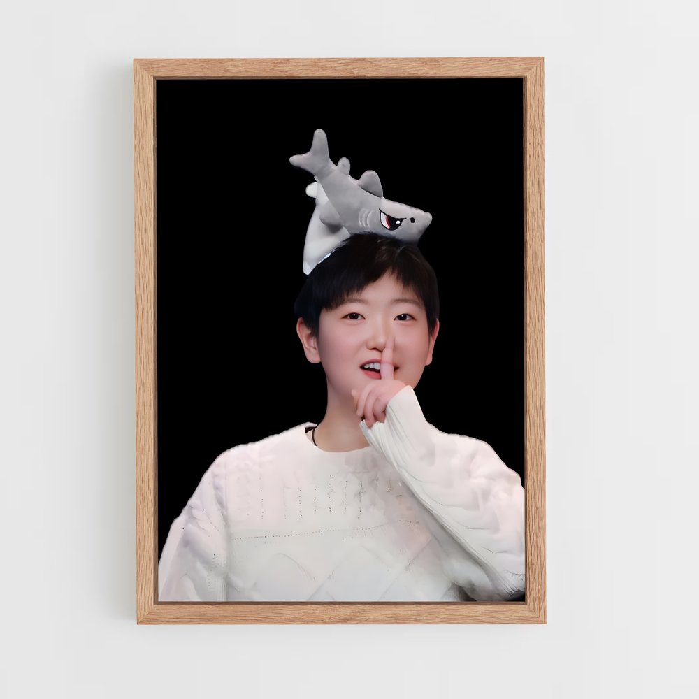 Poster Sun yingsha requin – affiche Tennis de table (vue 4)